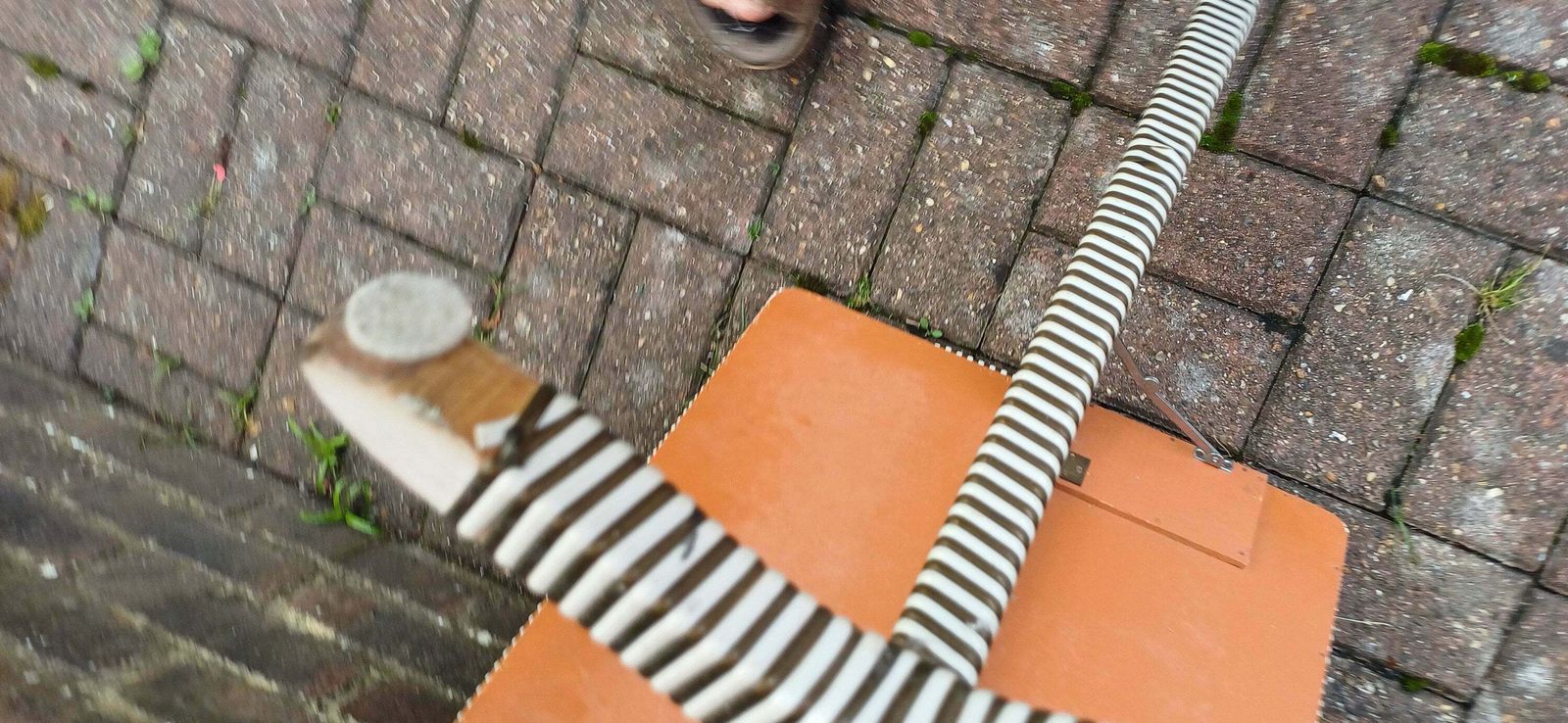 Quirky Retro Coffee Table Fire Screen Still Life Black And White Woven Plastic Decoration Wilf Walker. photo vinterior
