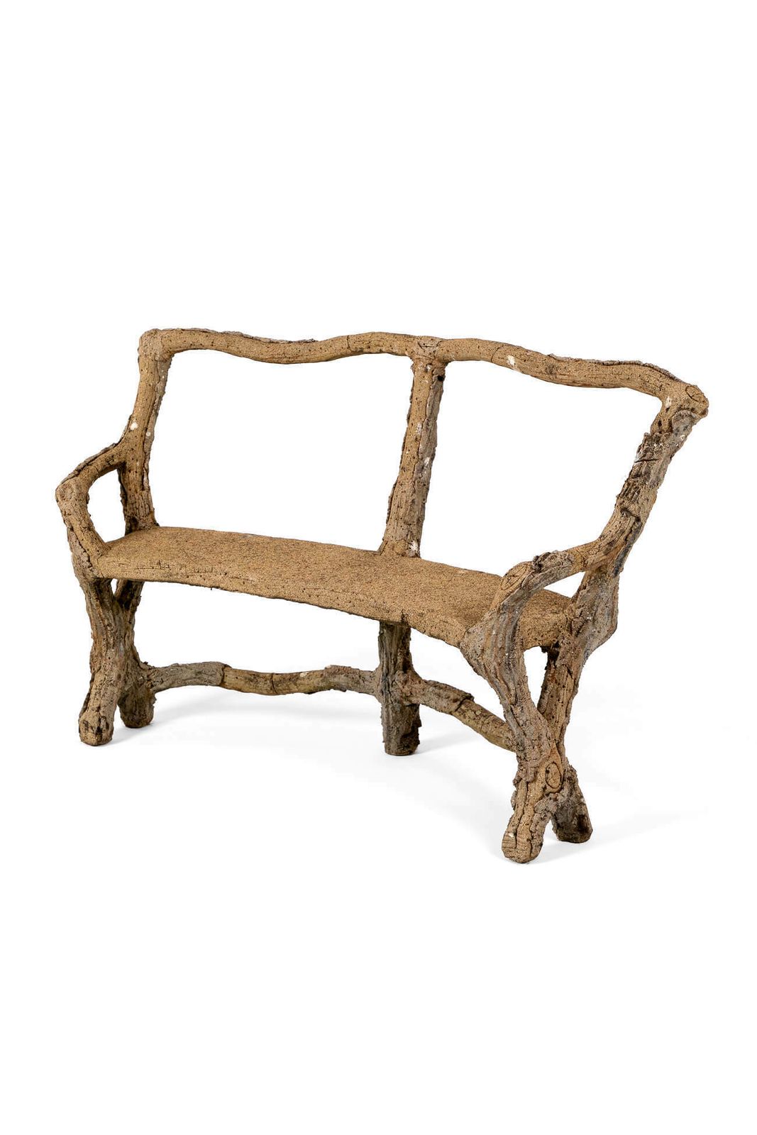 French Faux Bois Stone Benches photo buy