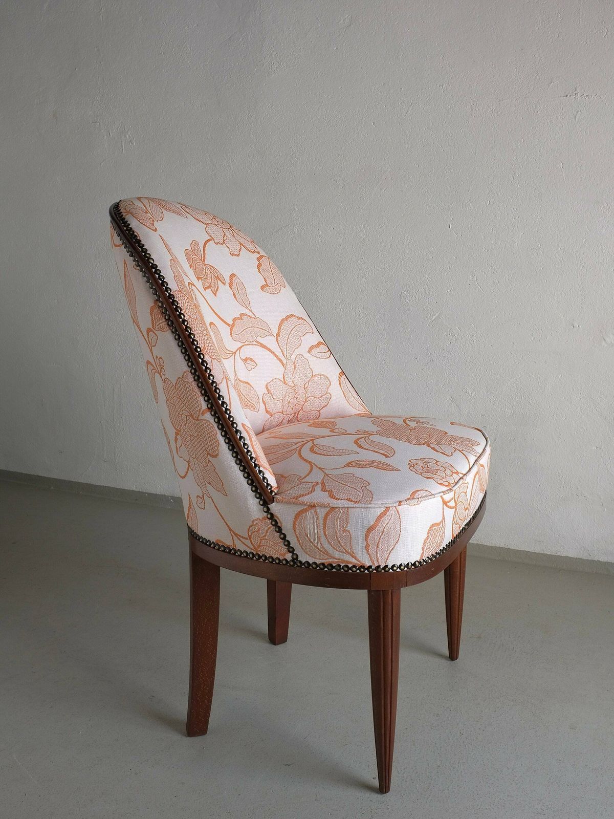 2 Art Deco Mahogany Curved Back Chairs | France | 1920s photo 2810.0