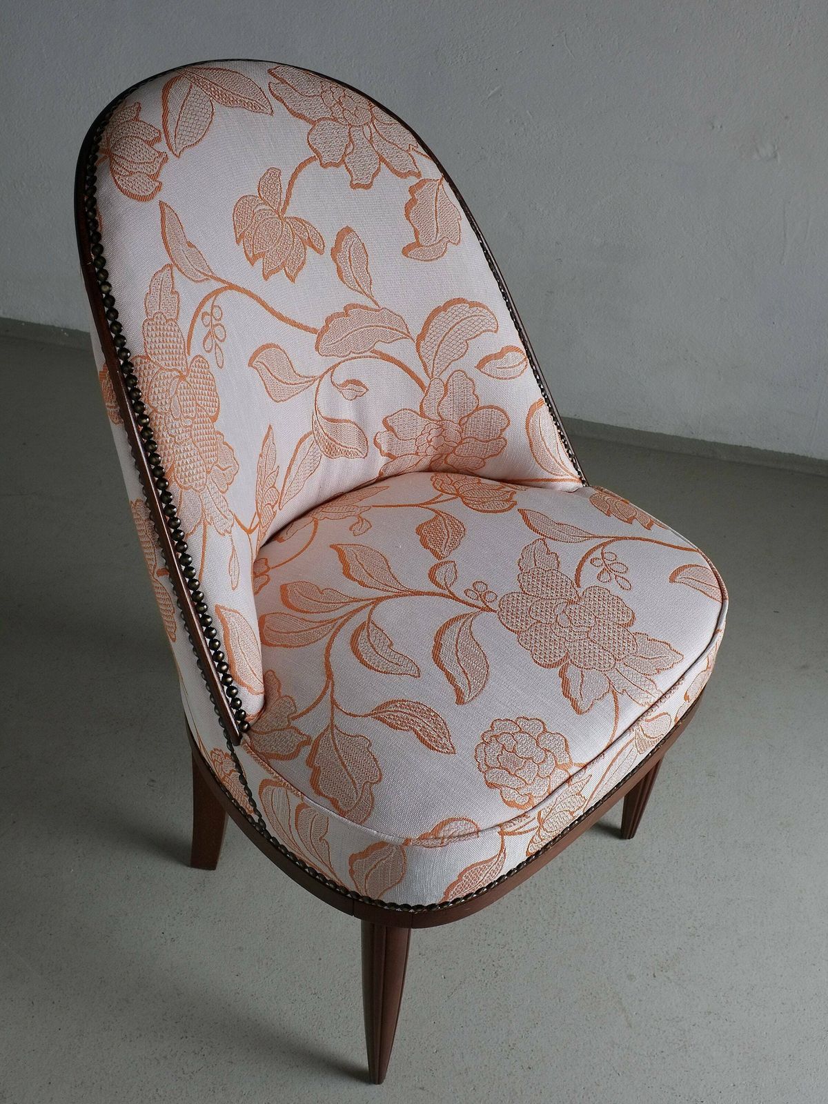 2 Art Deco Mahogany Curved Back Chairs | France | 1920s photo buy