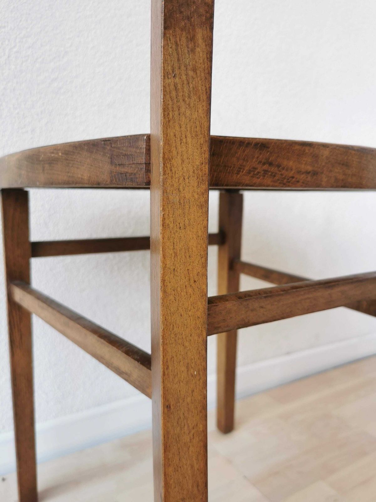 Vintage Wooden Dining Chair / Tyrolean Dine Chair By Javor Pivka 1970s / Farmhouse Country Sytle Bistro Bar Pub photo 183.0