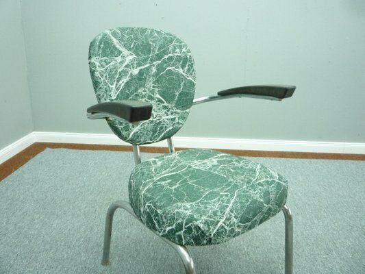 Mid Century Tubular Steel Armchair From Drabert, 1960s photo vinterior