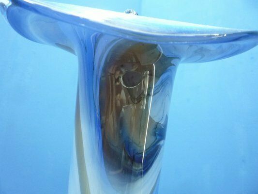 Hand Blown Glass Vase From Obersdorfer Glashütte, 1970s photo Home Decor