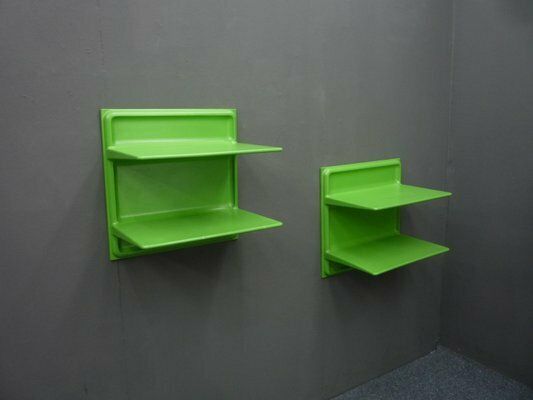 Space Age Wall Shelf By Ernest Lgl For Wilhelm Werndl, 1960s Set Of 4 photo Furniture