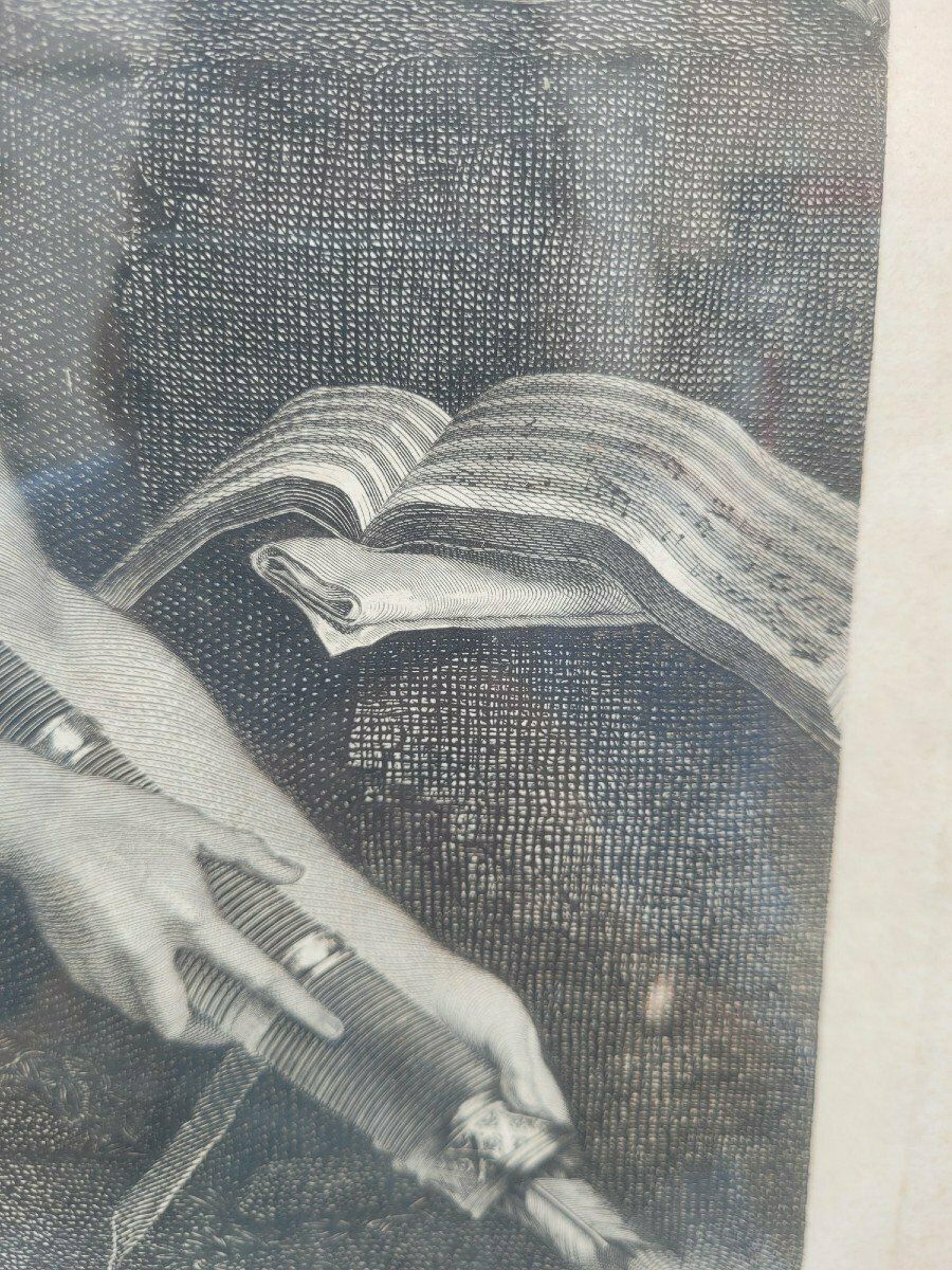 G Longhi, Il Genio De La Musica   Cupido, Framed Engraving, 19th Century photo vinterior