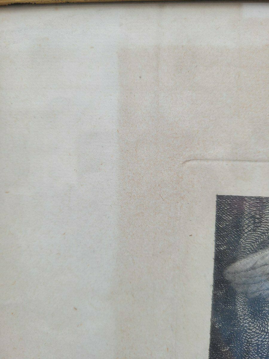 photo for sale G Longhi, Il Genio De La Musica   Cupido, Framed Engraving, 19th Century