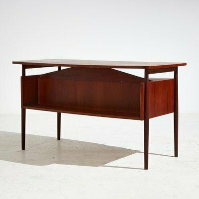 Teak Desk By Gunnar Nielsen Tibergaard, 1960s photo Furniture