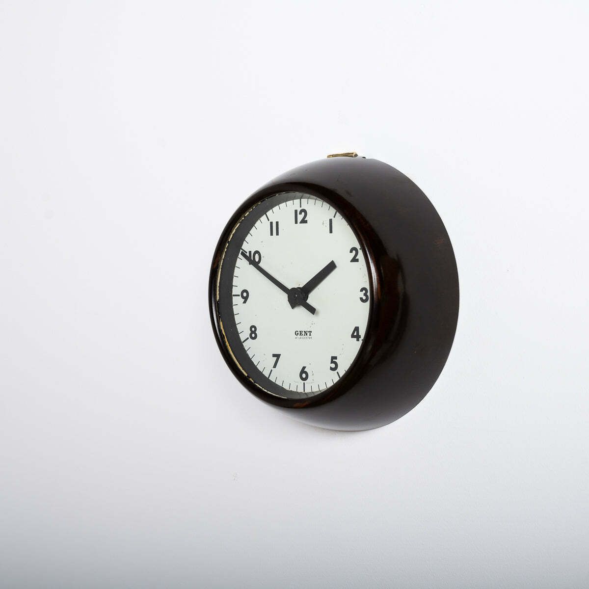 Rare Extra Small Vintage Bakelite Wall Clock By Gent Of Leicester photo buy