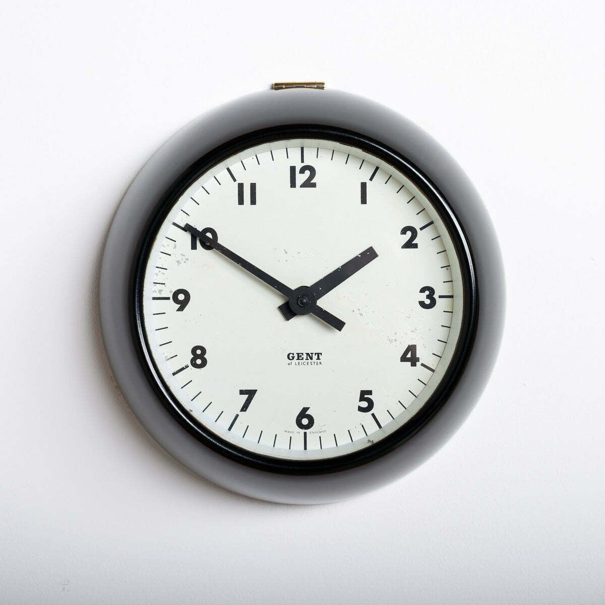 Rare Extra Small Vintage Bakelite Wall Clock By Gent Of Leicester