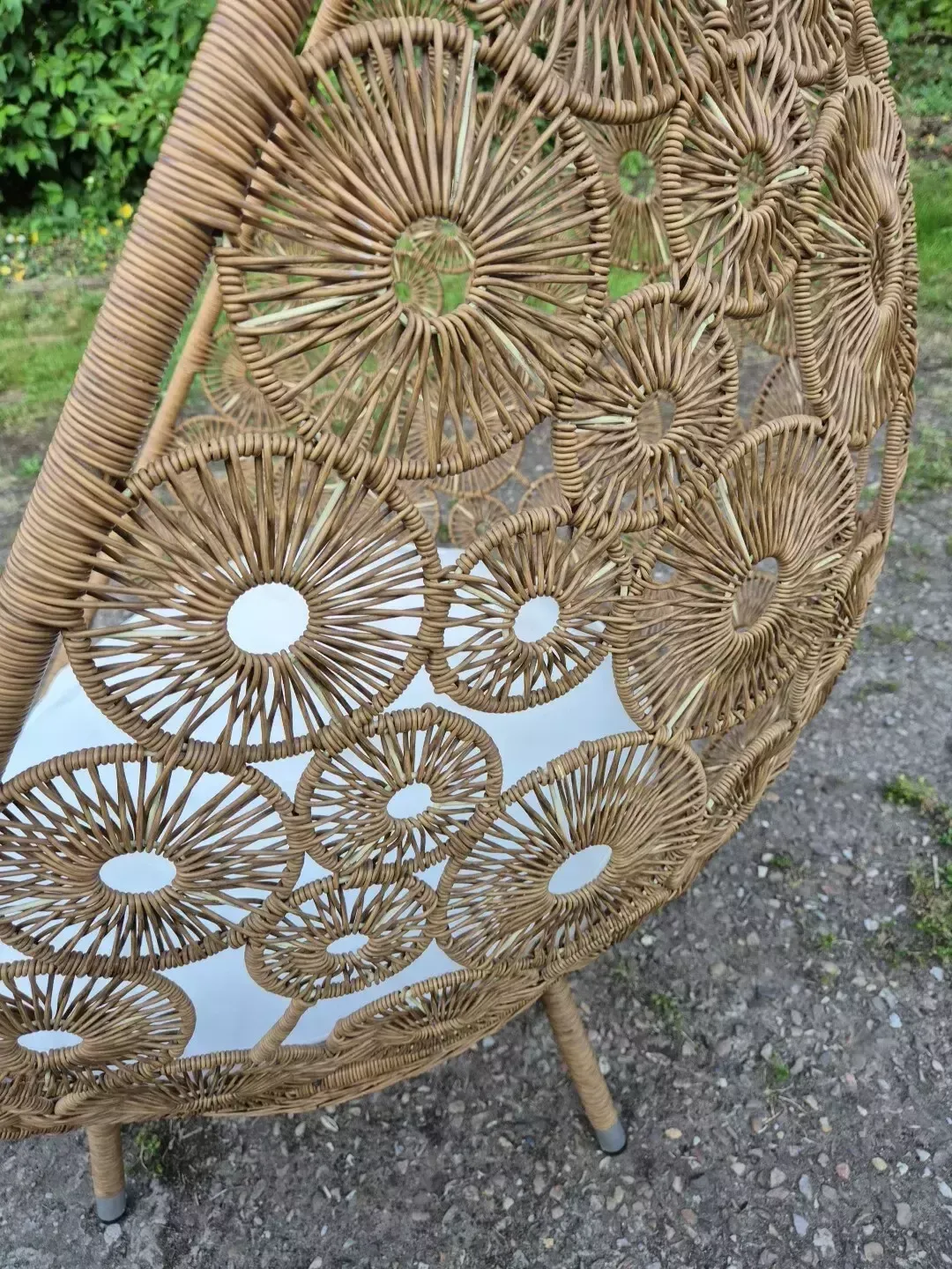 Stunning Vintage Wicker Cocoon / Egg Lounge Chair photo buy