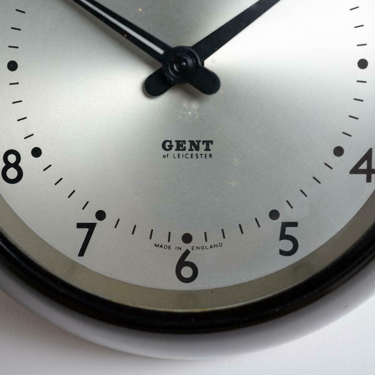 Small Vintage Industrial Bakelite Wall Clock By Gent Of Leicester photo Home Decor