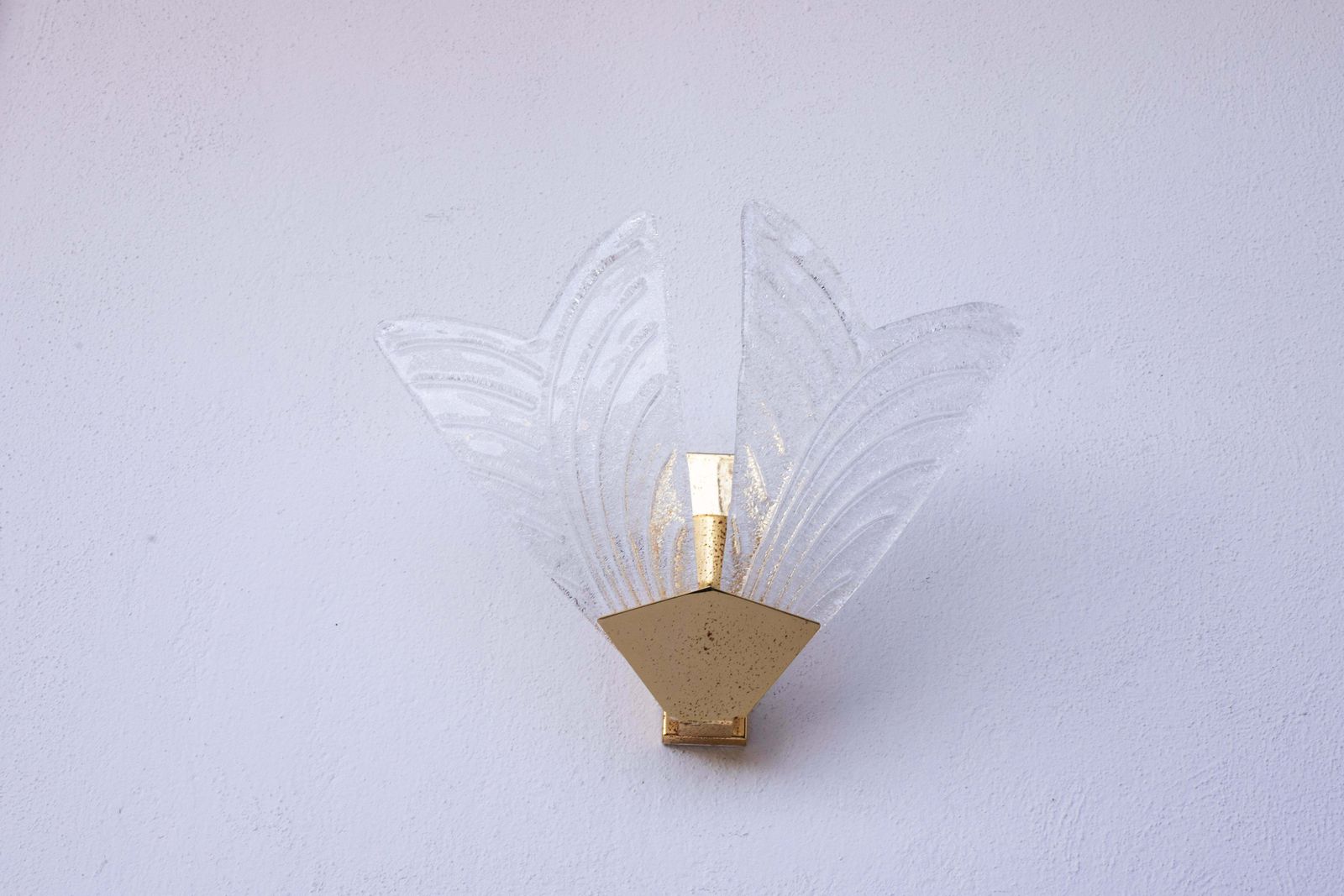photo furniture Set Of 4 Sorrento, Italian Murano Glass Wall Light, 1970s