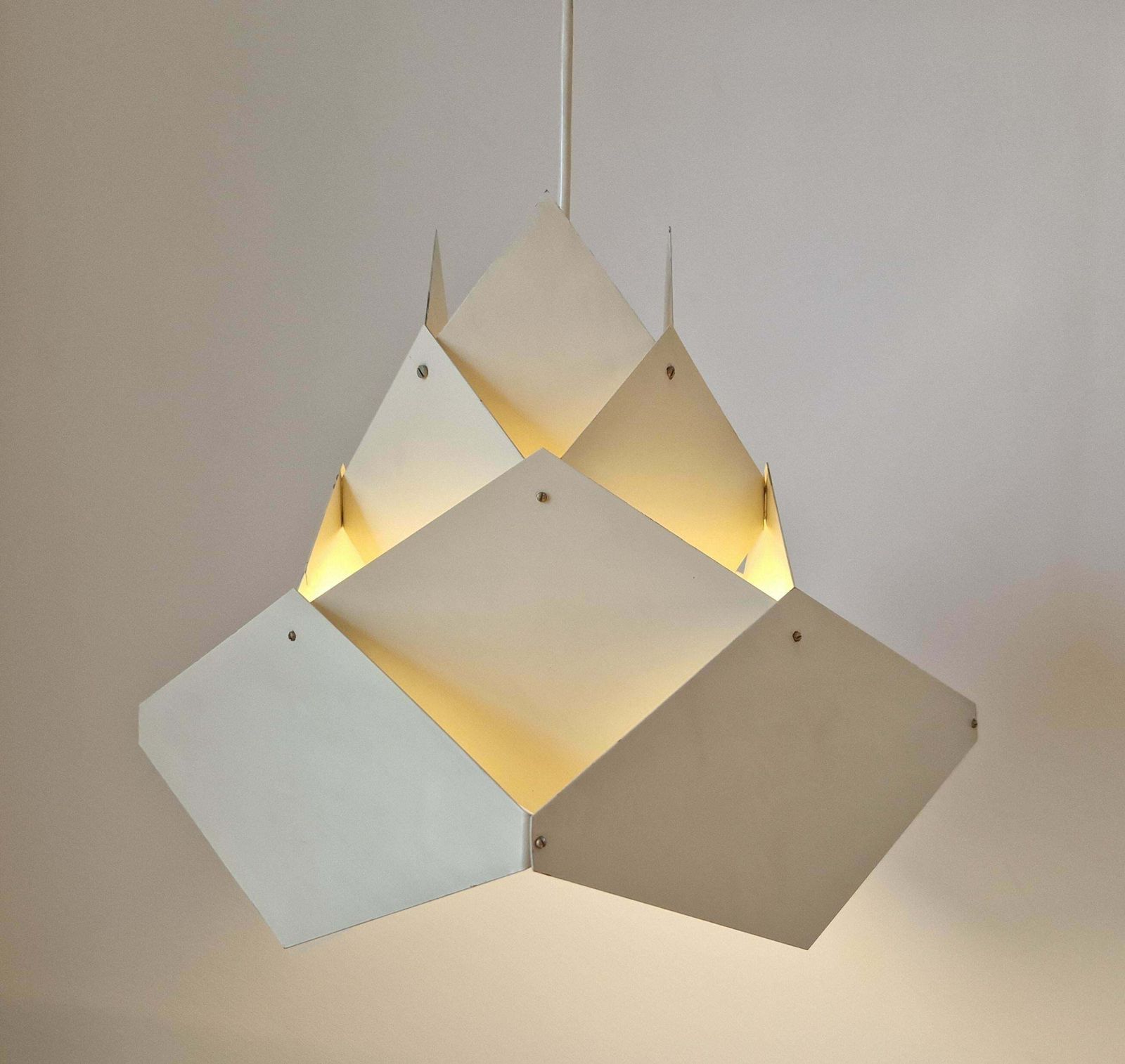 photo furniture Rare Midcentury Design Pendant In Style Of Preben Dal, Denmark, 1960s