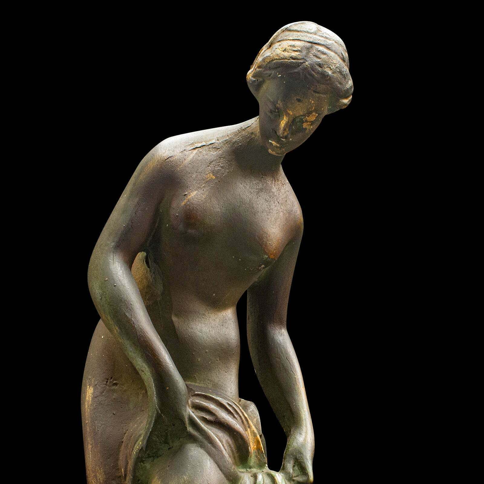 Antique Female Figure, French, Plaster Statuette, Ornament, Victorian, Classical photo buy