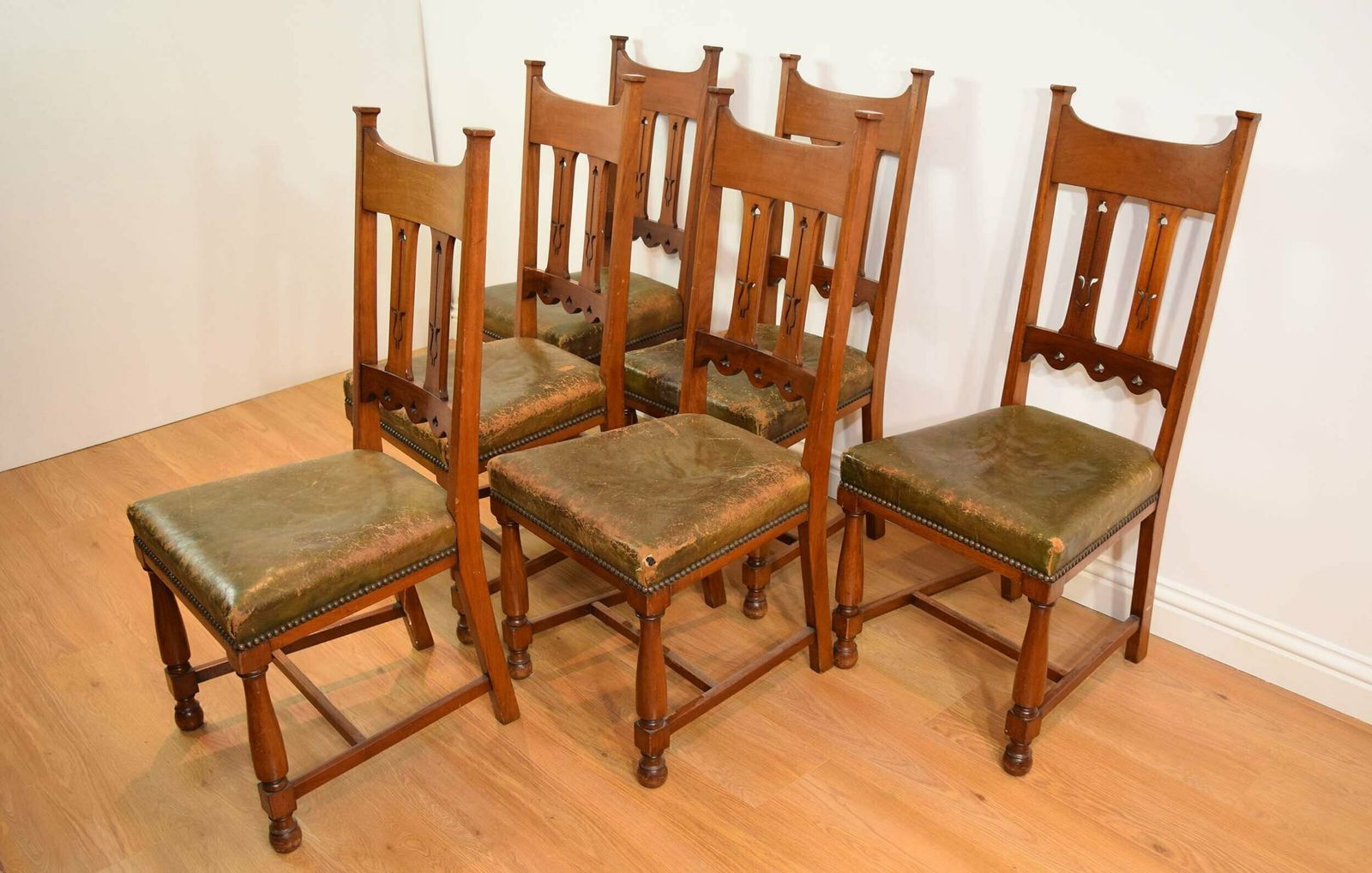 Marsh, Jones & Cribb Set Of Six Art Nouveau Dining Chairs photo 2295.0