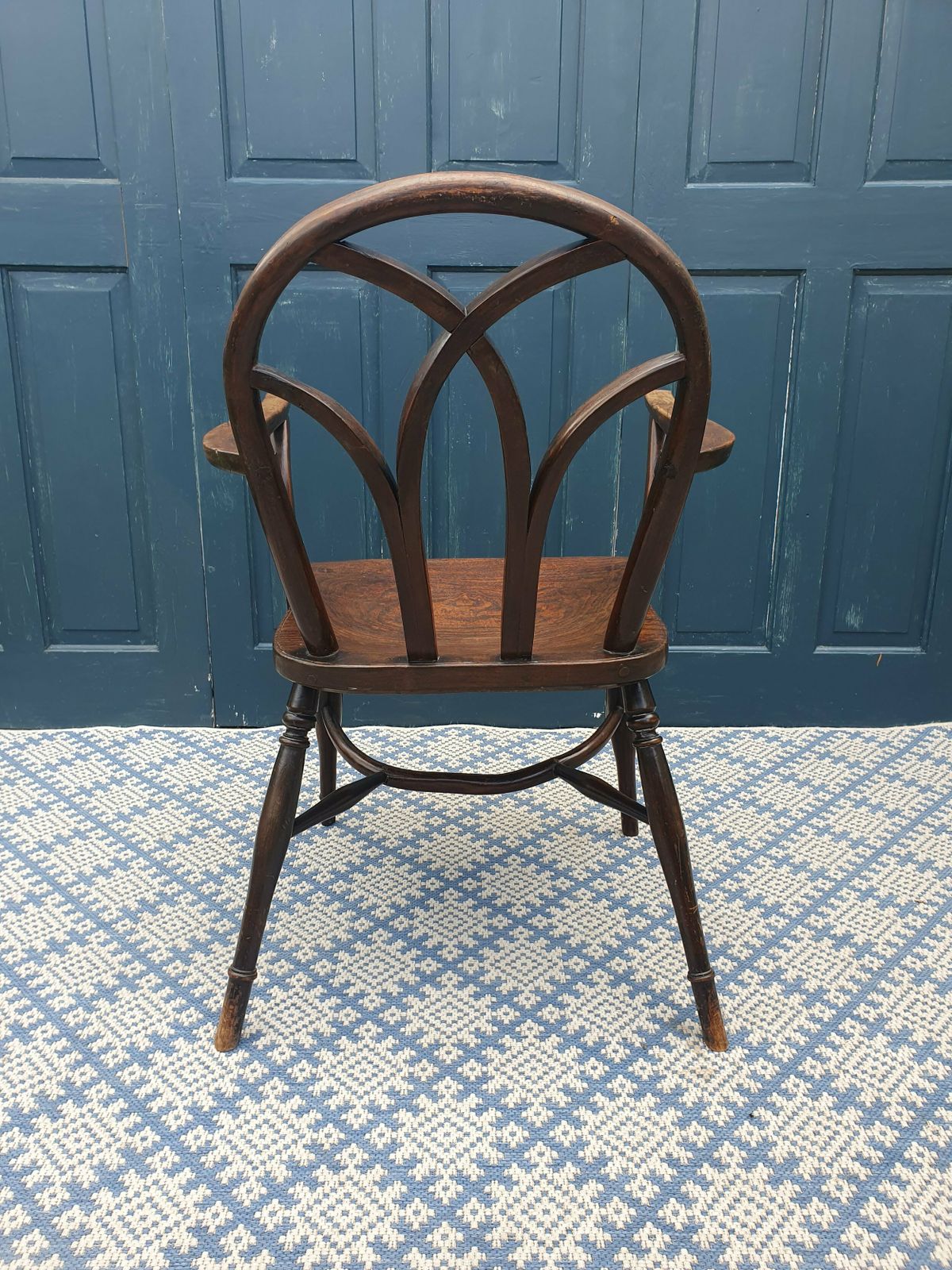 Hoop Back 19th Century Gothic Windsor Armchair photo Furniture