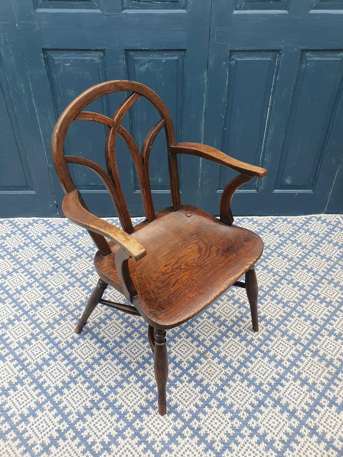 photo furniture Hoop Back 19th Century Gothic Windsor Armchair