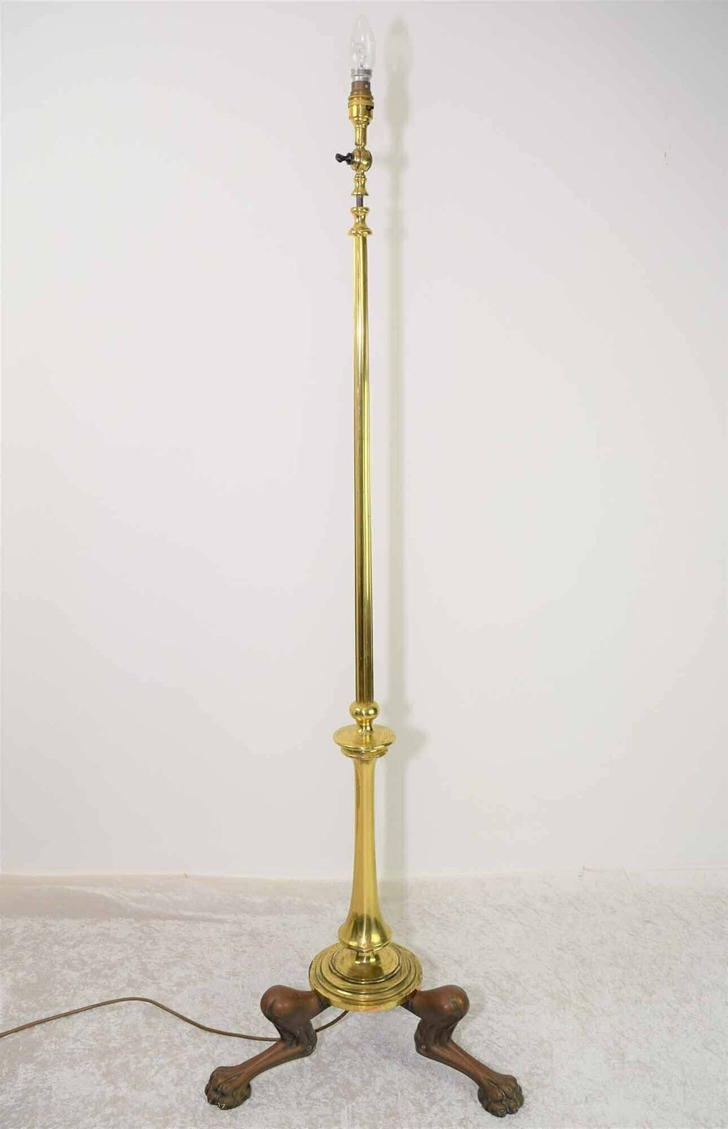 Bronze And Brass Telescopic Standard Lamp photo furniture