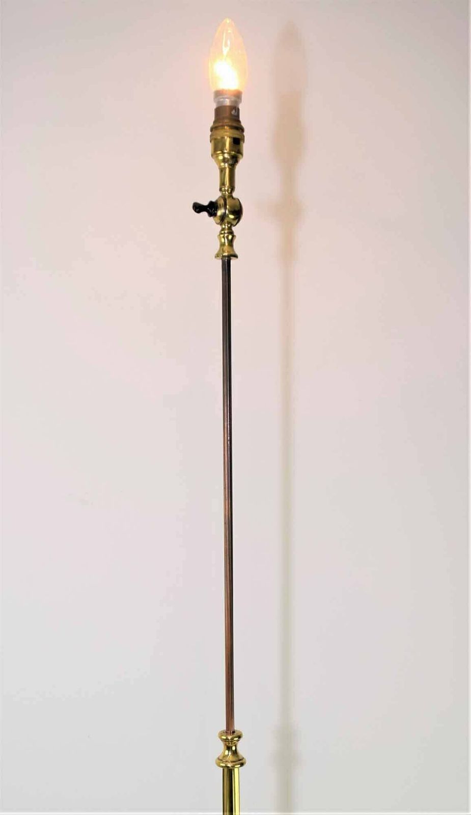 Bronze And Brass Telescopic Standard Lamp photo Lighting