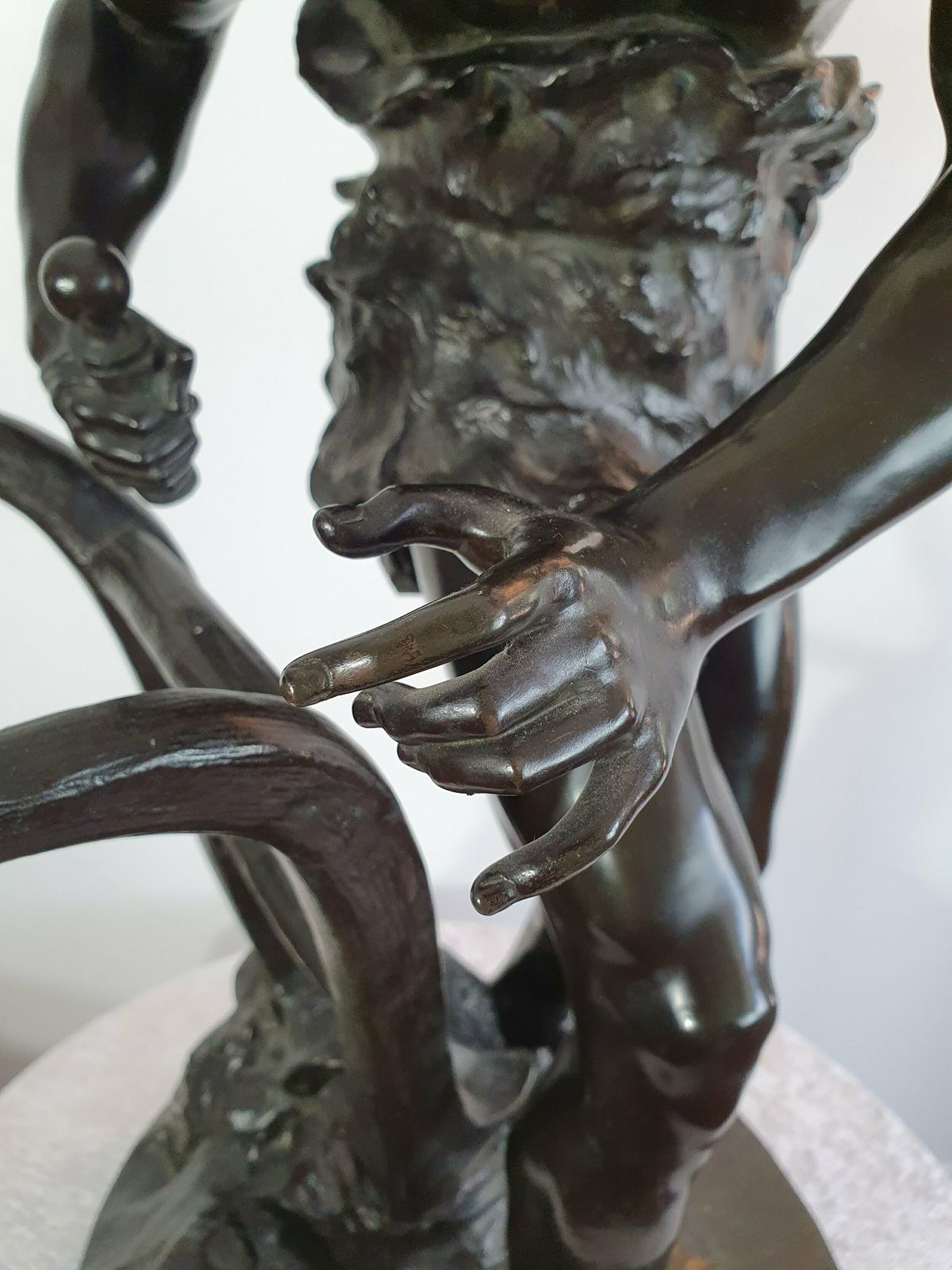A Large Italian Bronze Sculpture Apollo photo for sale
