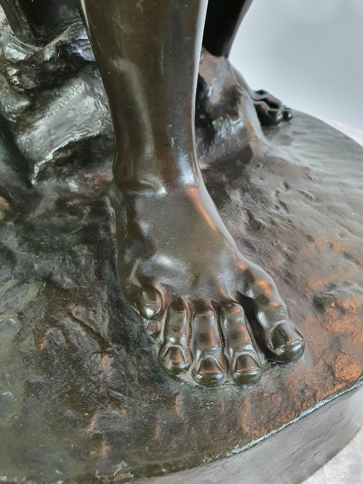 A Large Italian Bronze Sculpture Apollo photo Home Decor