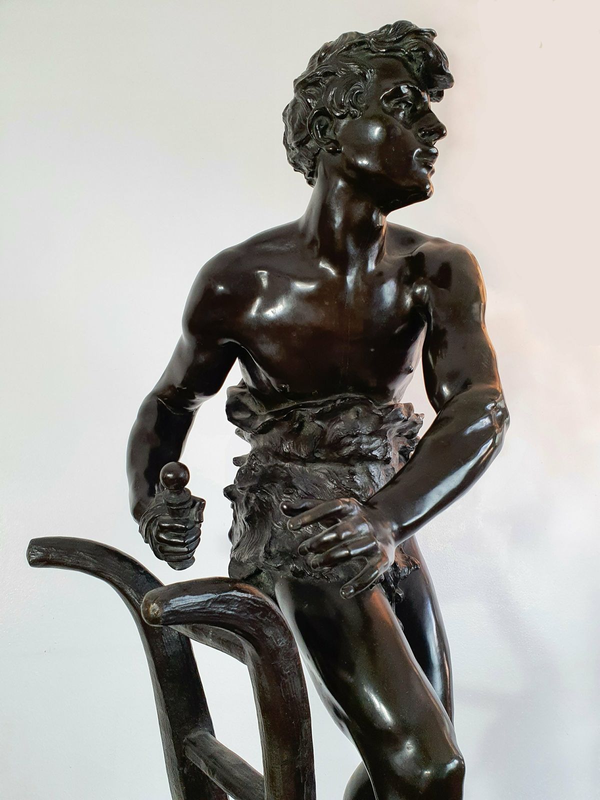 A Large Italian Bronze Sculpture Apollo photo vinterior