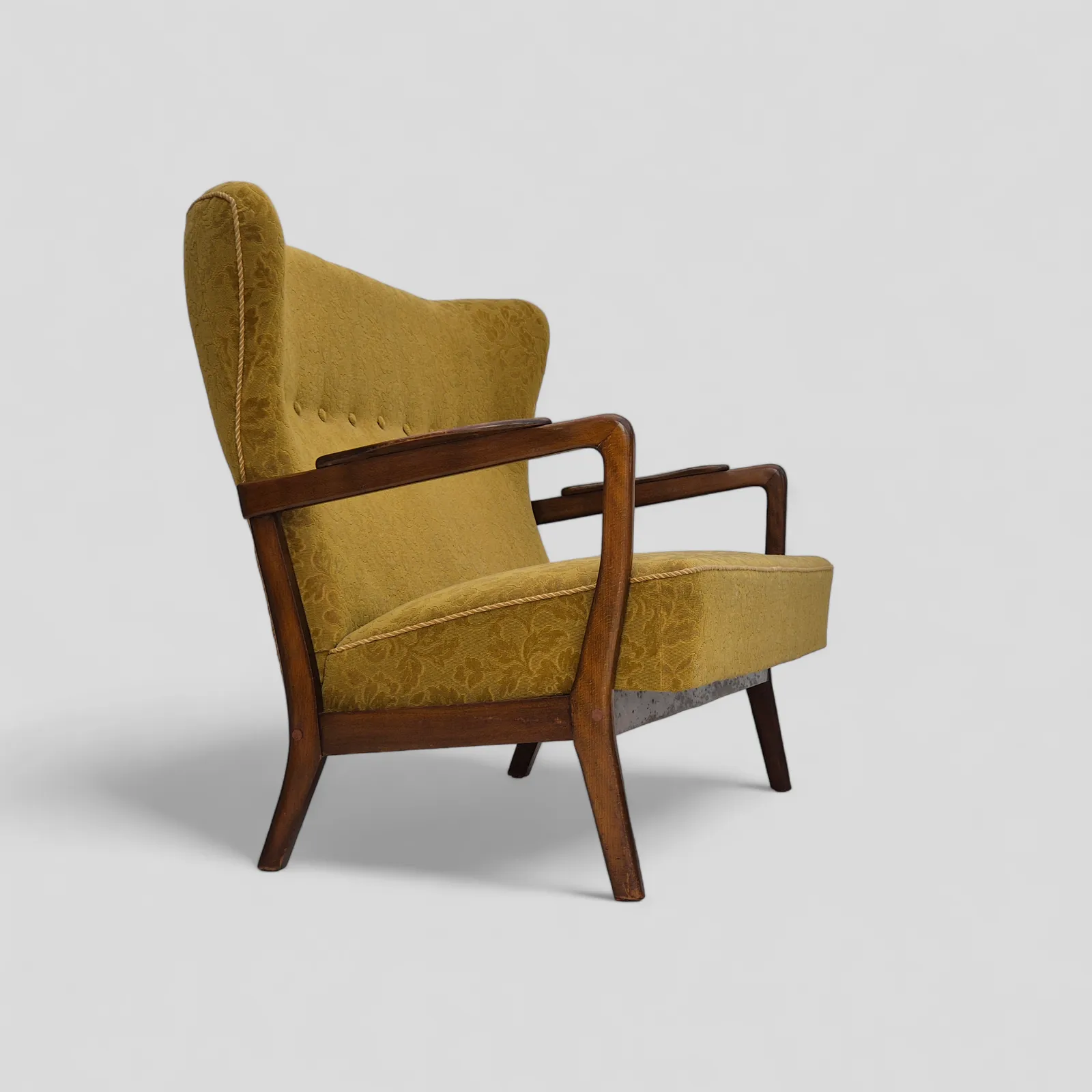 1960s, Danish 2 Seater Sofa By Søren Hansen For Fritz Hansen, Original Condition.