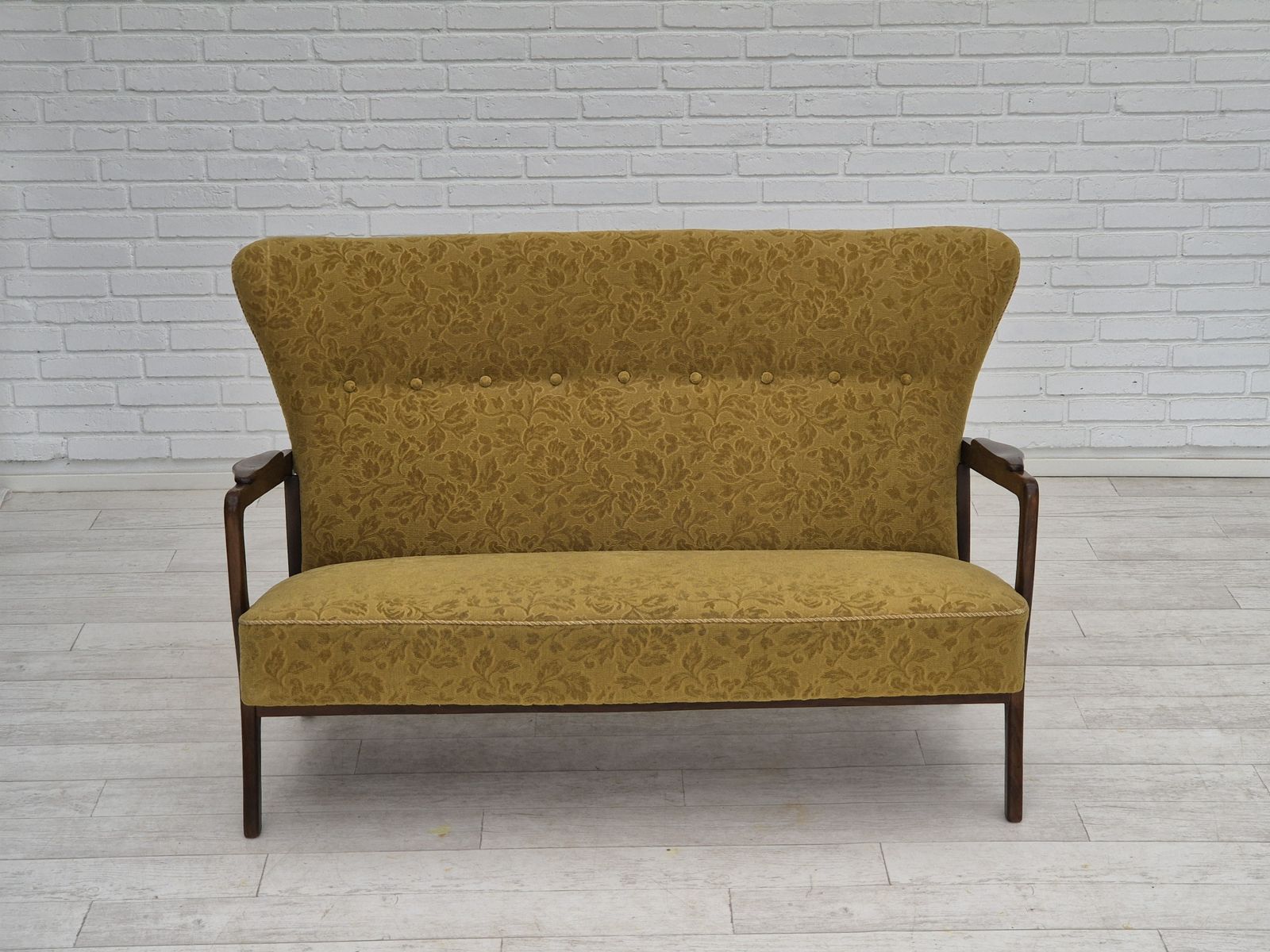 1960s, Danish 2 Seater Sofa By Søren Hansen For Fritz Hansen, Original Condition. photo Furniture