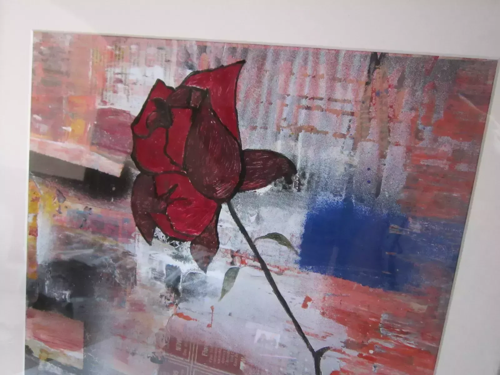 Original Art Mixed Media On Vinyl Passionate By Anthony Pendlebury Framed photo buy