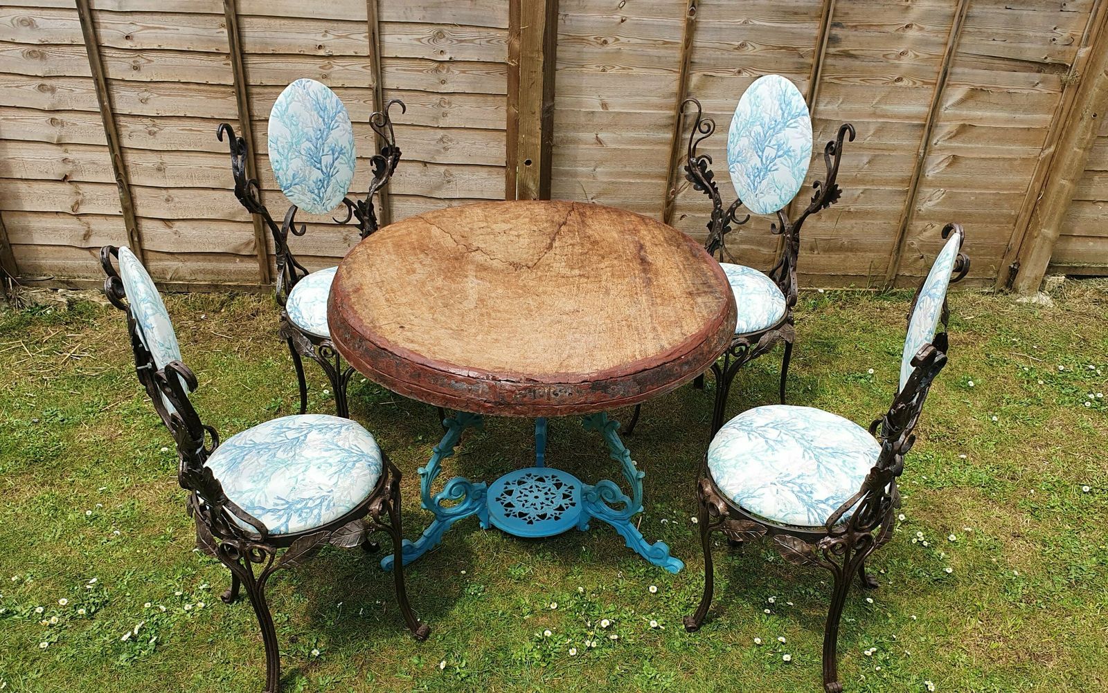 Garden Furniture Arts And Crafts Style Garden Table photo