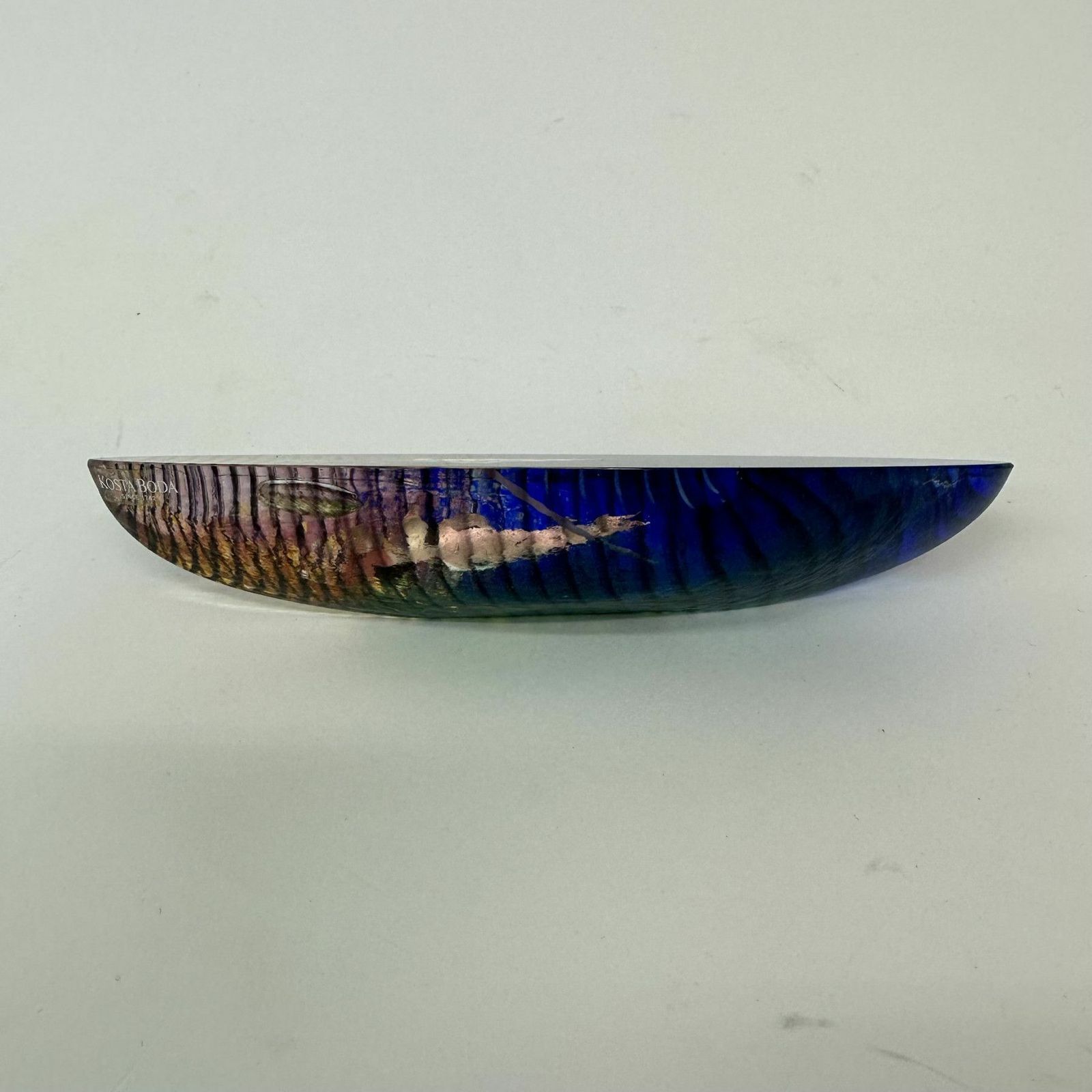 Bertil Vallien For Kosta Boda Glass Boat , 1990’s Sweden photo Home Decor