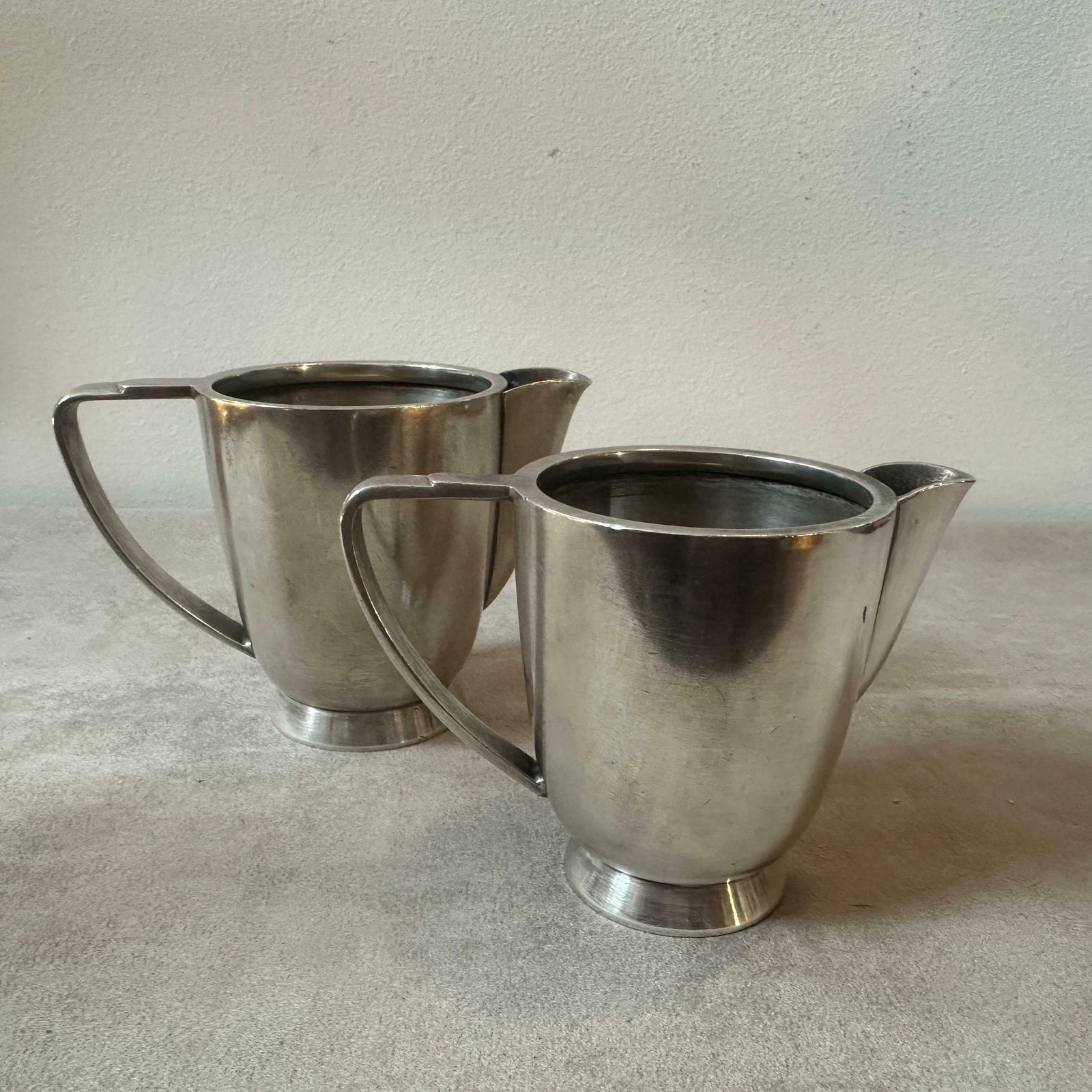 Two 1940s Art Deco Coffee Pots Designed By Gio Ponti For Fratelli Calderoni photo furniture