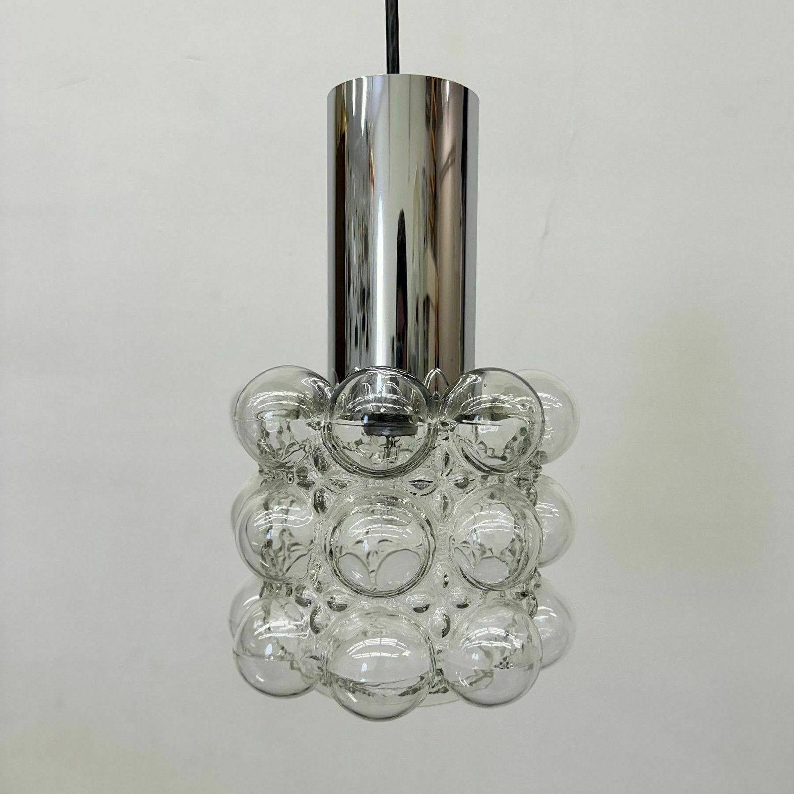 Bubble Glass Pendant By Helena Tynell For Limburg, Germany, 1970s