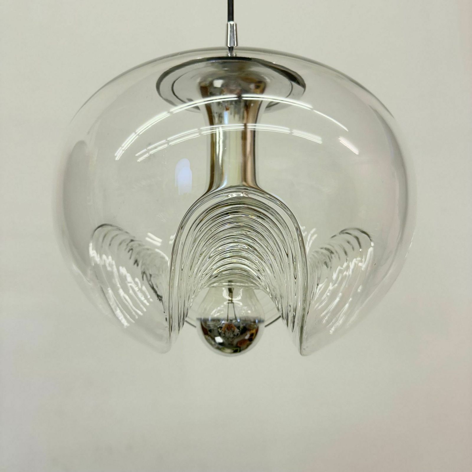 Peil & Putzler ‘Futura’ Hanging Lamp By Koch & Lowy ,1970s photo buy