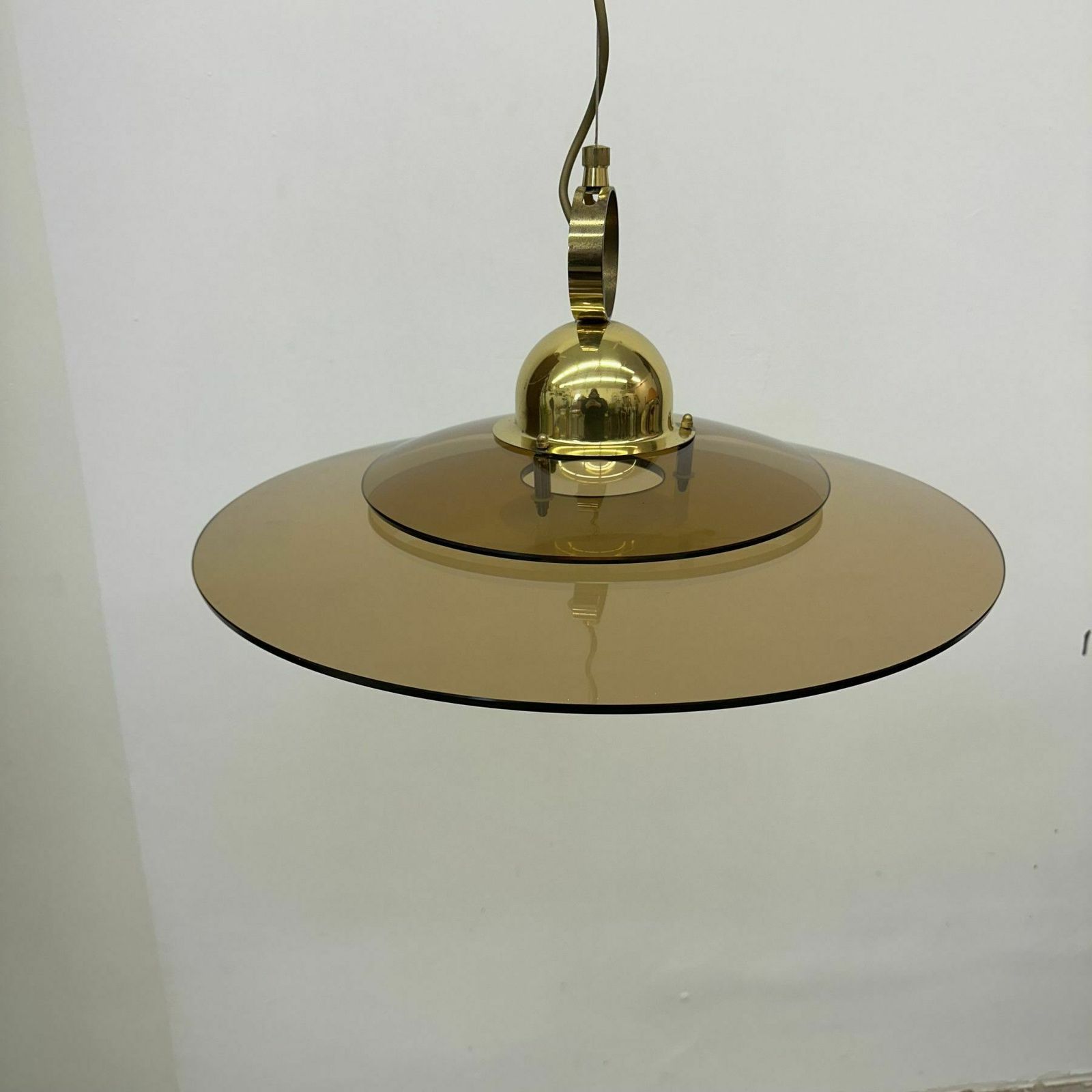 Sölken Leuchten Glazen Hanglamp, Jaren 1970 photo buy