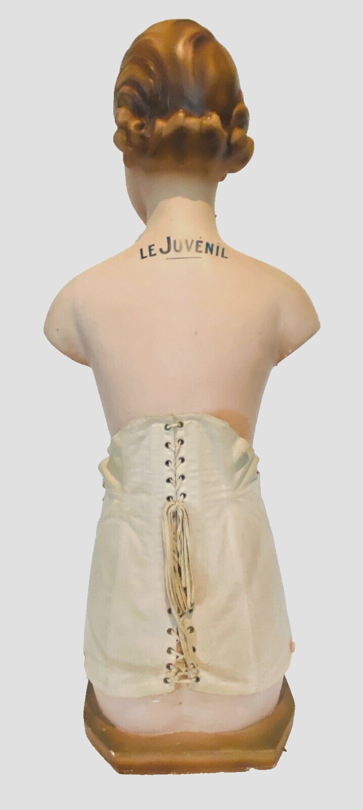 Art Deco Couture Mannequin In Patinated Stucco "The Juvenile" photo vintage