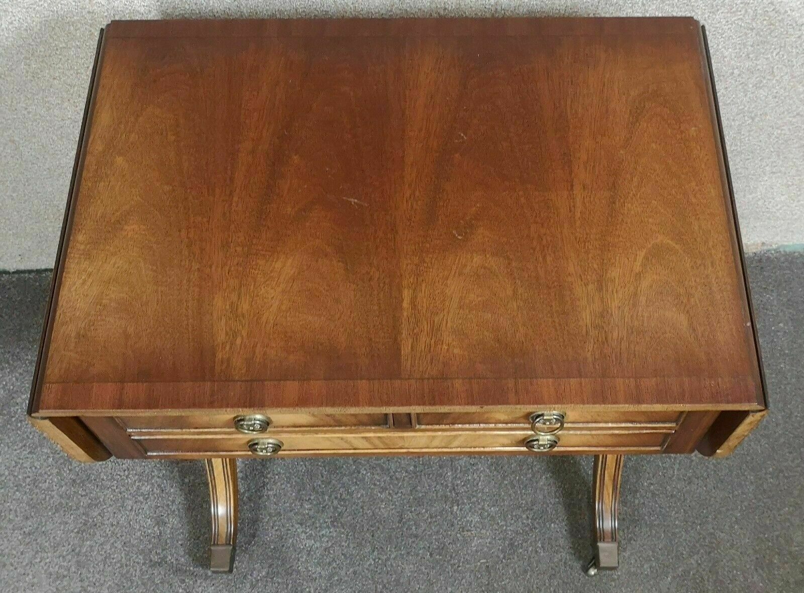 Mahogany Sofa Table By Bevan Funnell Reprodux Avena Av872 photo 365.0