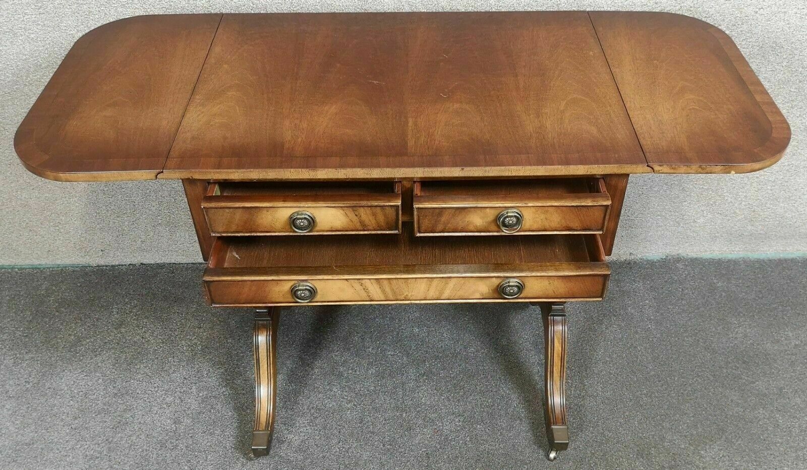 Mahogany Sofa Table By Bevan Funnell Reprodux Avena Av872 photo buy