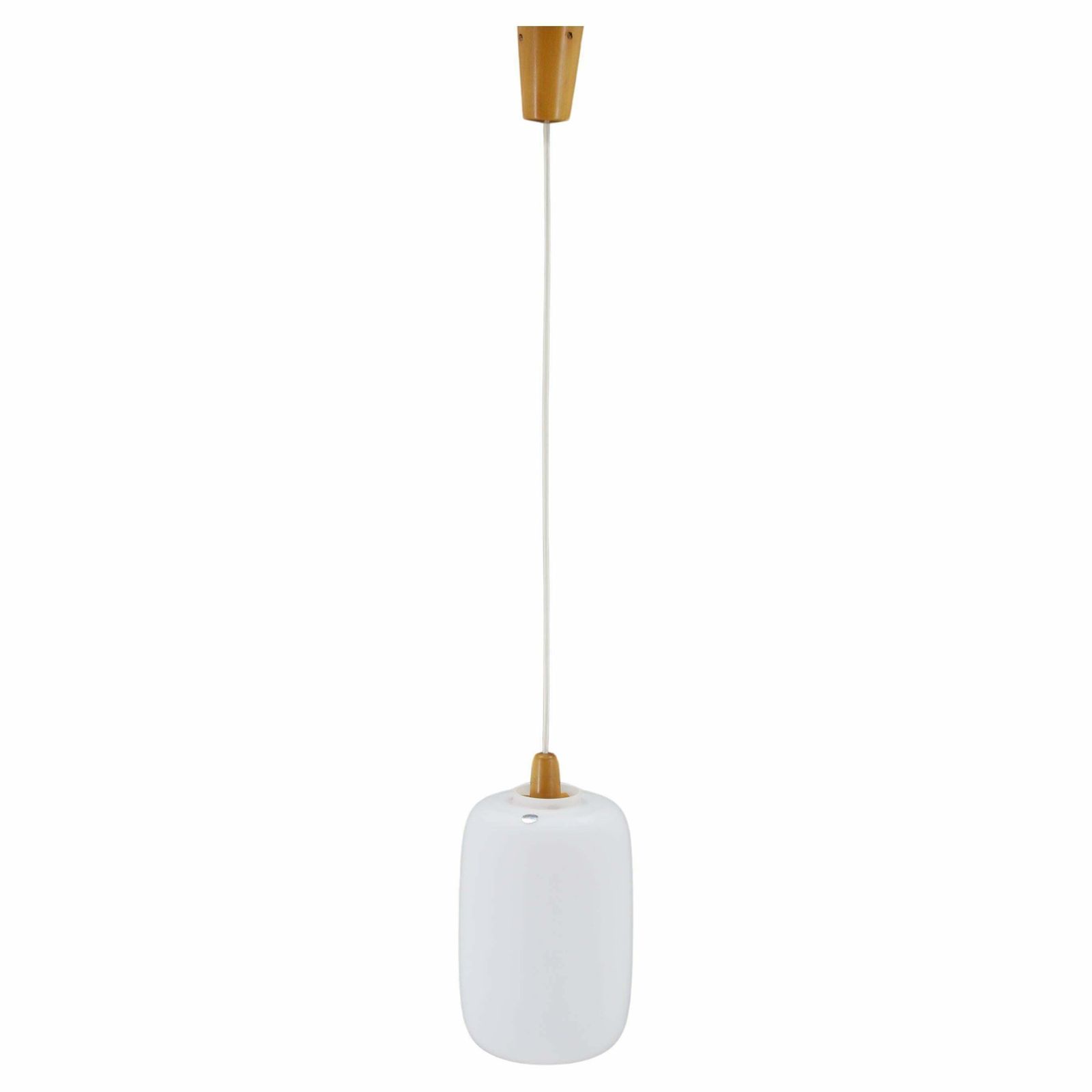 1960s Pendant Glass Lamp By Uluv, Czechoslovakia