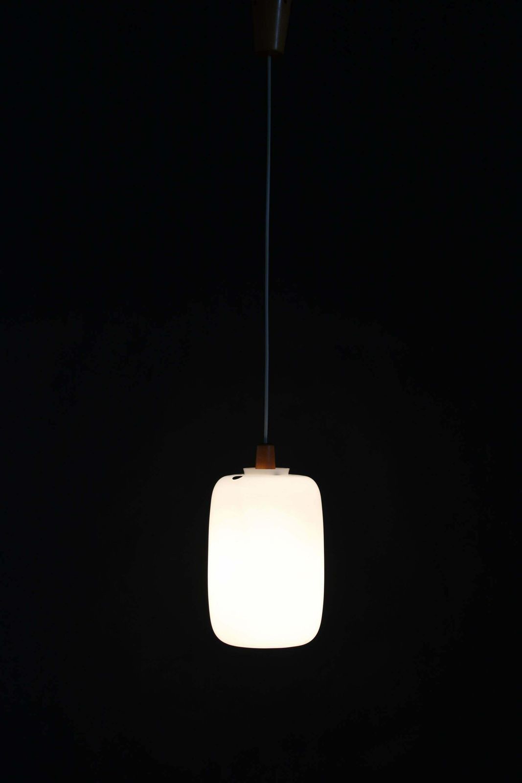 Lighting 1960s Pendant Glass Lamp By Uluv, Czechoslovakia photo