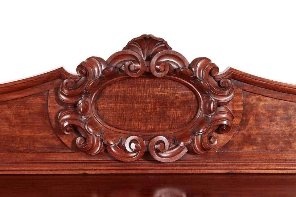 Large Outstanding Quality William IV Antique Carved Mahogany Sideboard photo Furniture