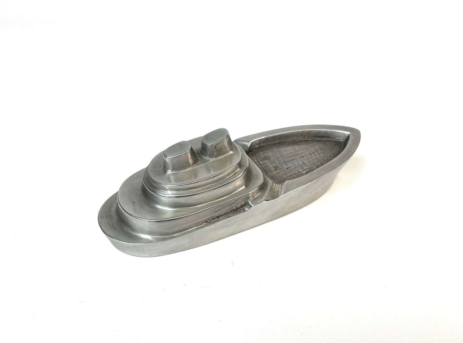 Stunning Art Deco Bauhaus Streamline Ship Ashtray France 1930 photo furniture