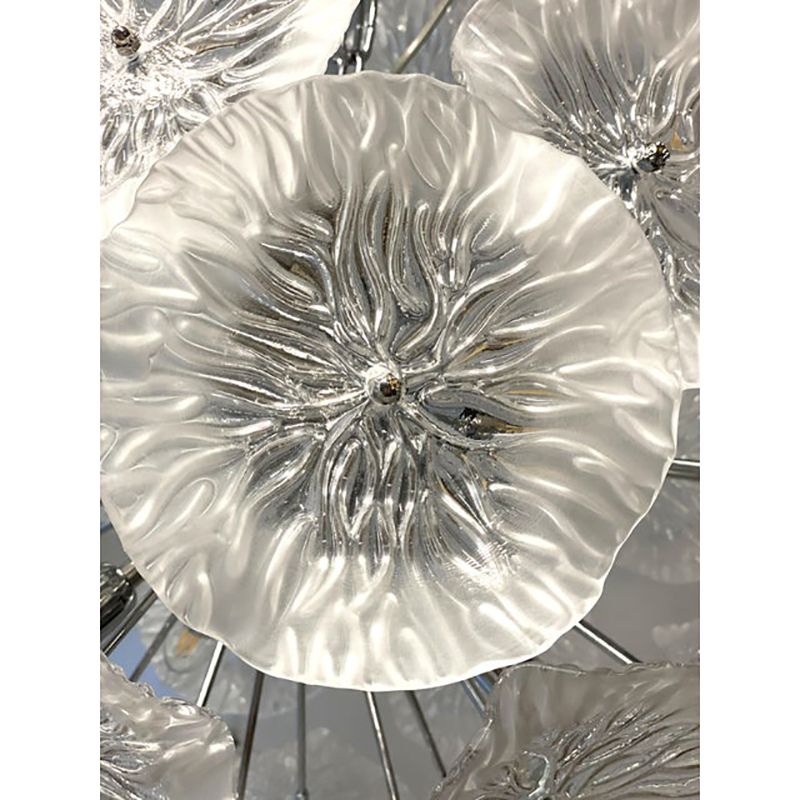 Italian Floral Murano Glass Sputnik Chandelier By Simoeng photo 6800.0