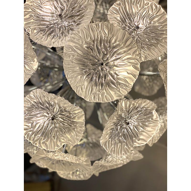 Lighting Italian Floral Murano Glass Sputnik Chandelier By Simoeng photo