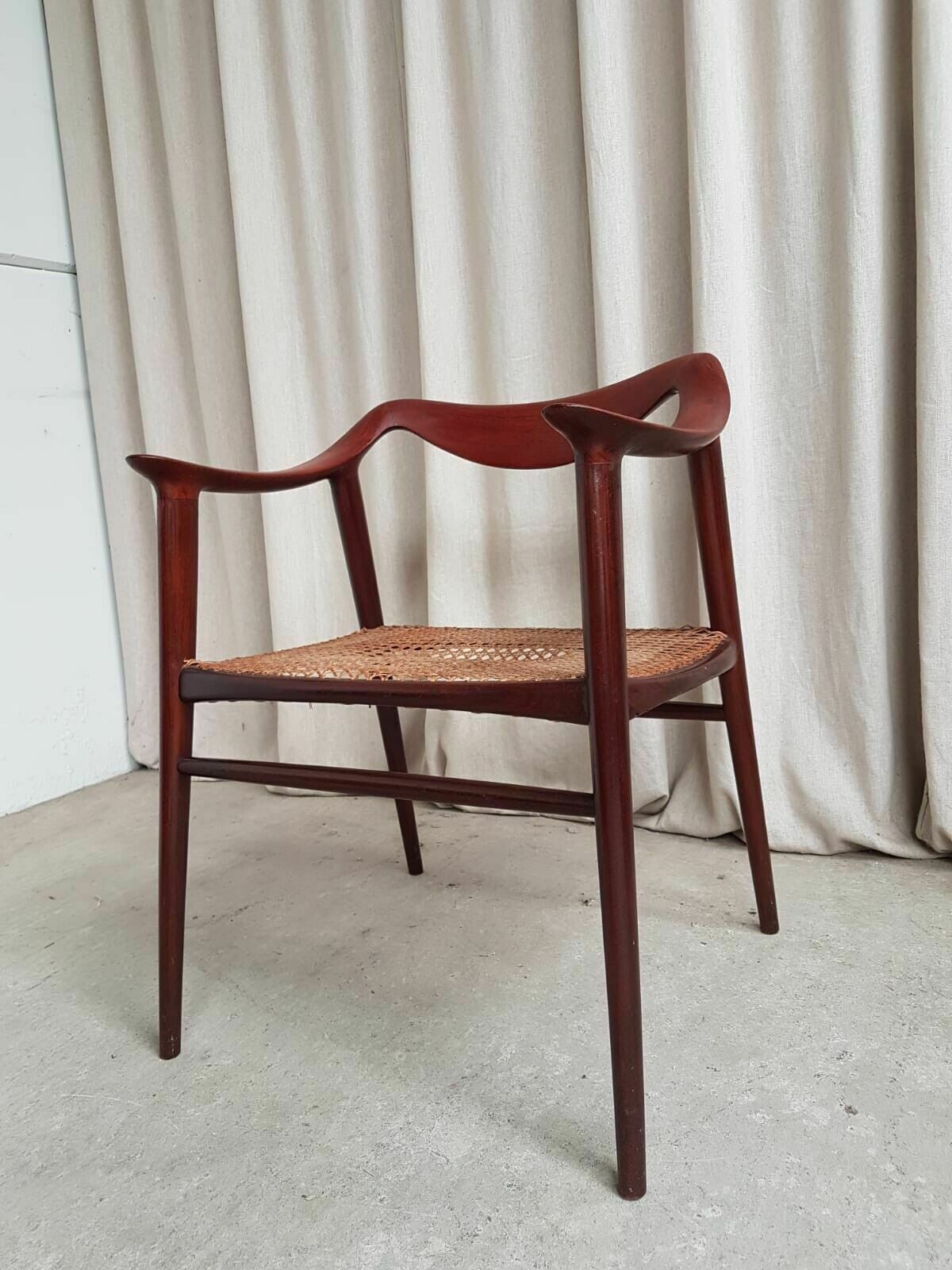Vtg Mid Century Norwegian Rolf Rastad & Adolf Relling Bambi Chair Armchair photo 2242.5