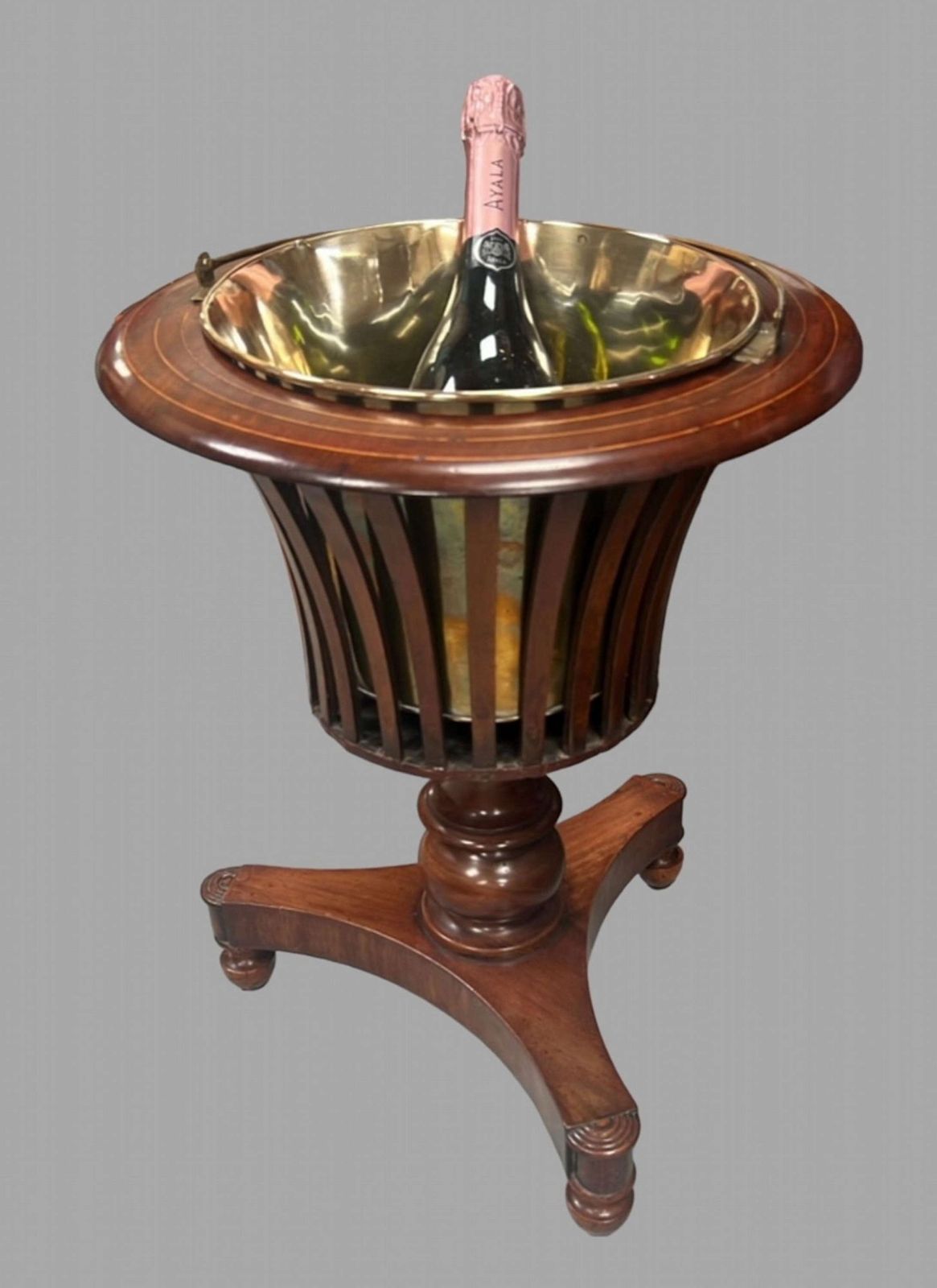 A Georgian Regency Walnut Tea Stove/Jardiniere photo for sale