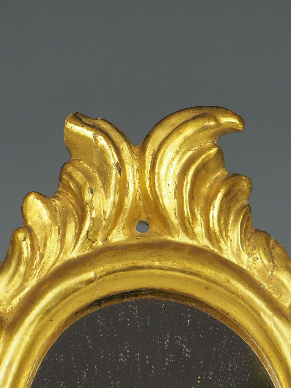 Exquisite Antique Italian Giltwood Wall Mirror photo for sale