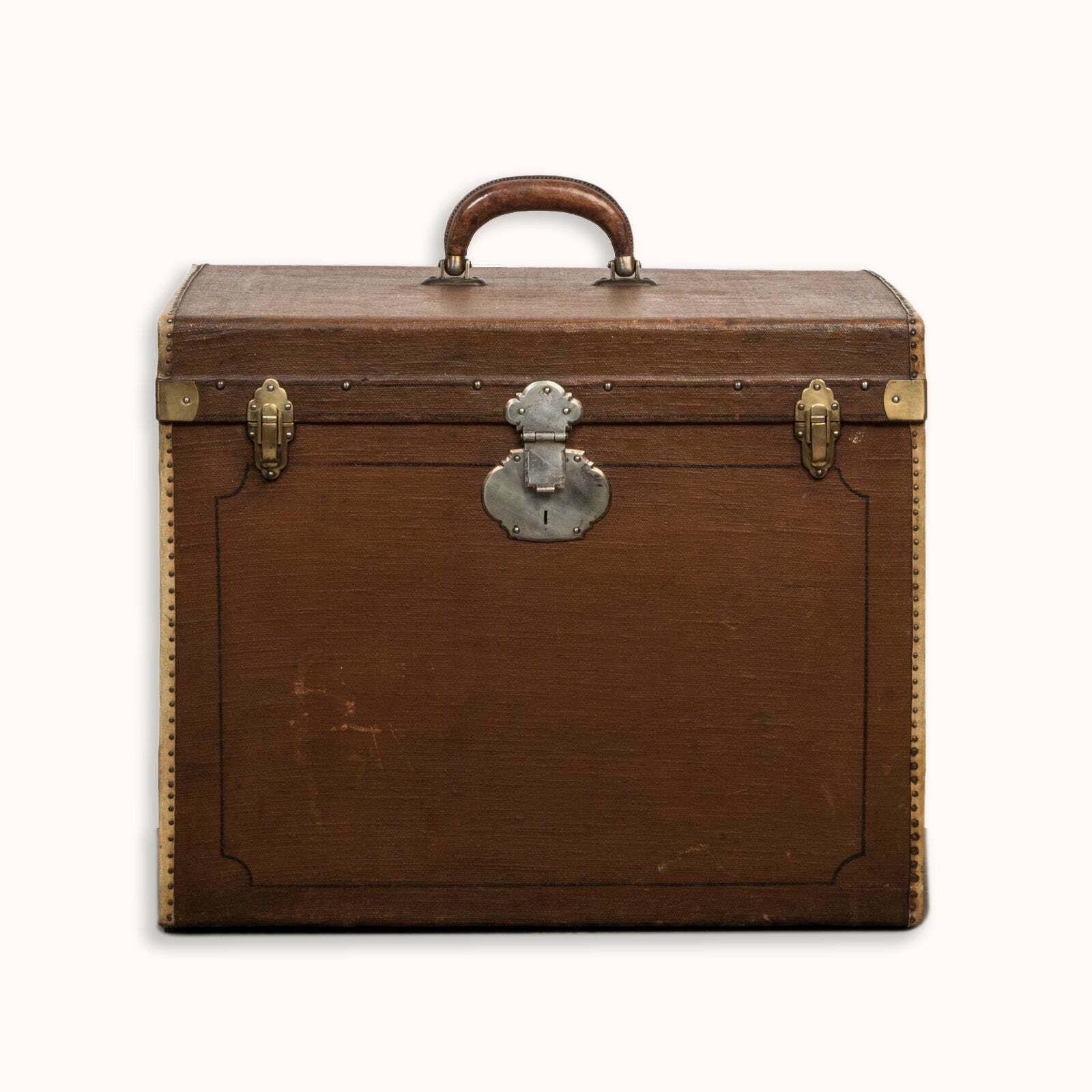 Kubusvormige Vintage Koffer, Jaren 1920