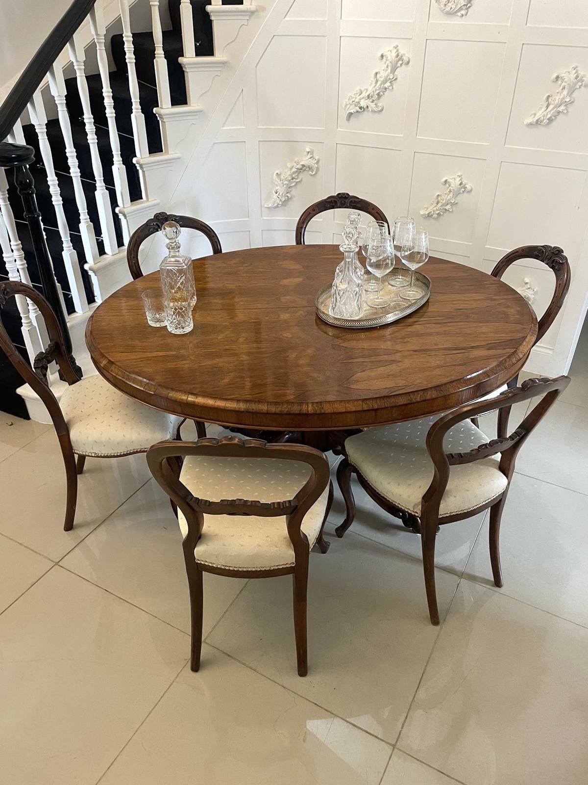 Exceptional Quality Antique 19th Century Rosewood Centre/Dining Table photo for sale