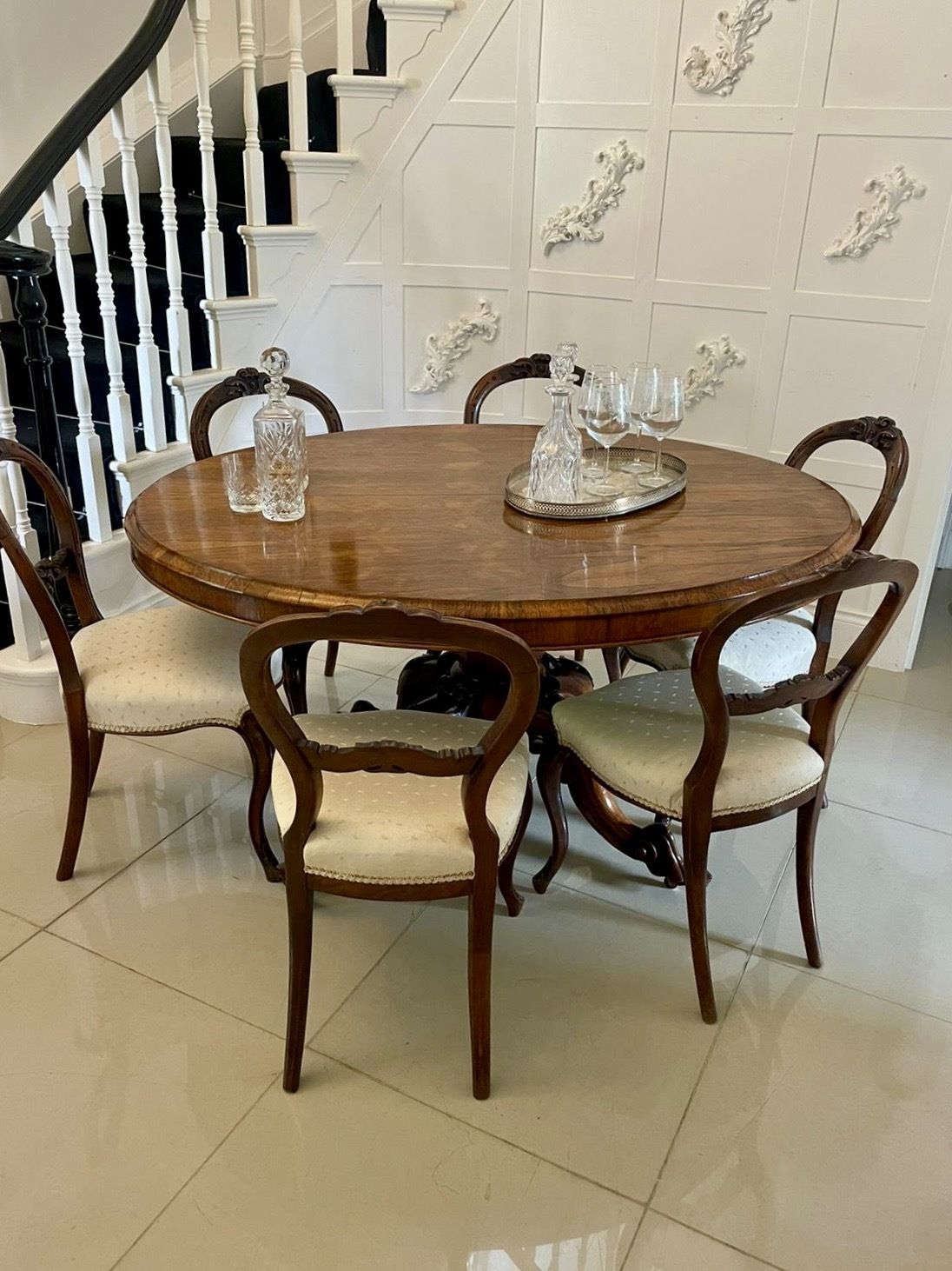 photo for sale Exceptional Quality Antique 19th Century Rosewood Centre/Dining Table